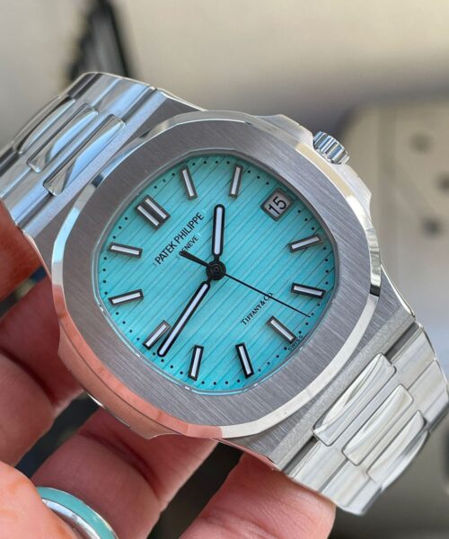 Nautilus 5711 3KF 1:1 Best Edition Tiffany Blue Dial on SS Bracelet A324 V2