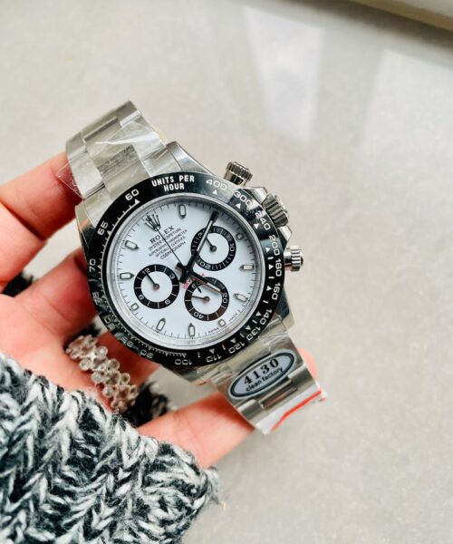 Daytona 116500 1:1 PANDA Best Edition CF 904L SS Case and Bracelet White Dial CLEAN FACTORY