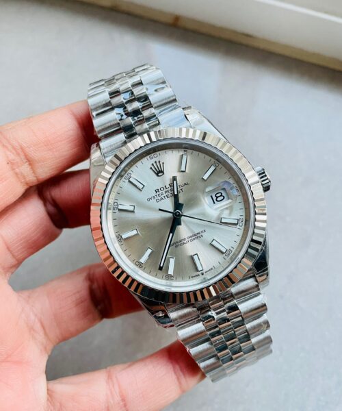 DateJust 41 SS VS Factory 1:1 Best Edition 904L Steel Silver Dial on SS Jubilee bracelet