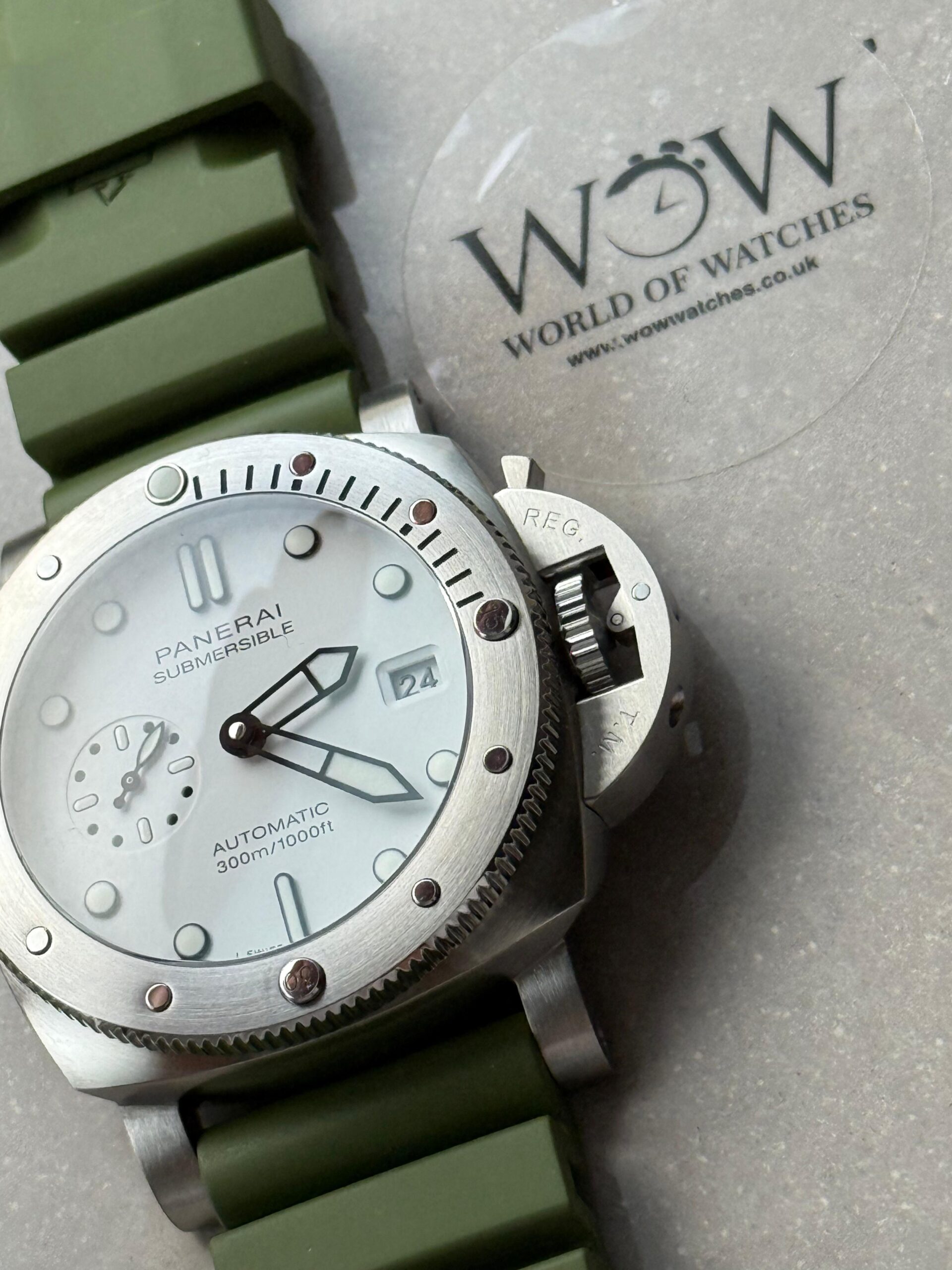 PAM1226 V SS VSF 1:1 Best Edition on Green Rubber Strap P900 - Image 3