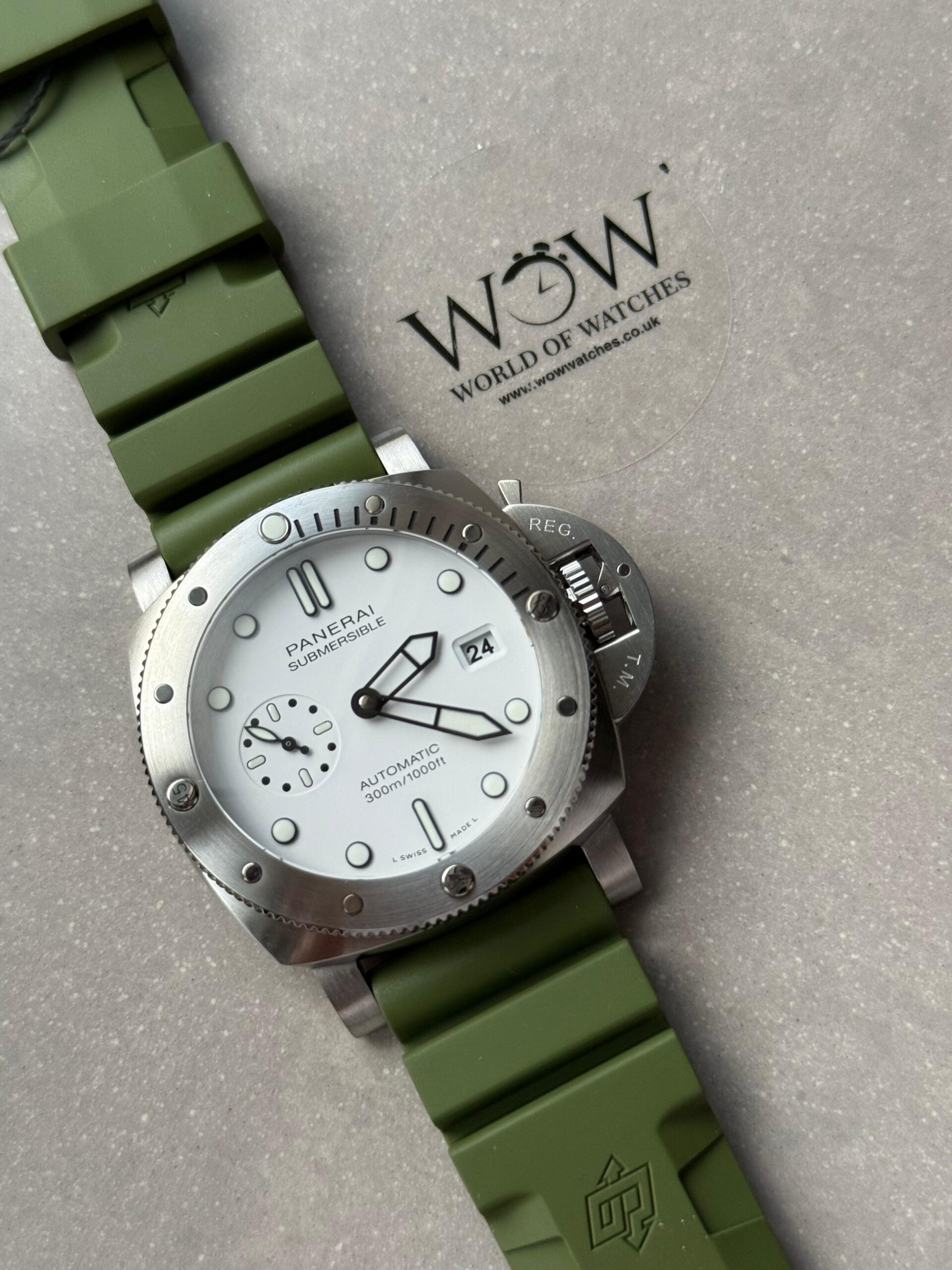 PAM1226 V SS VSF 1:1 Best Edition on Green Rubber Strap P900 - Image 5
