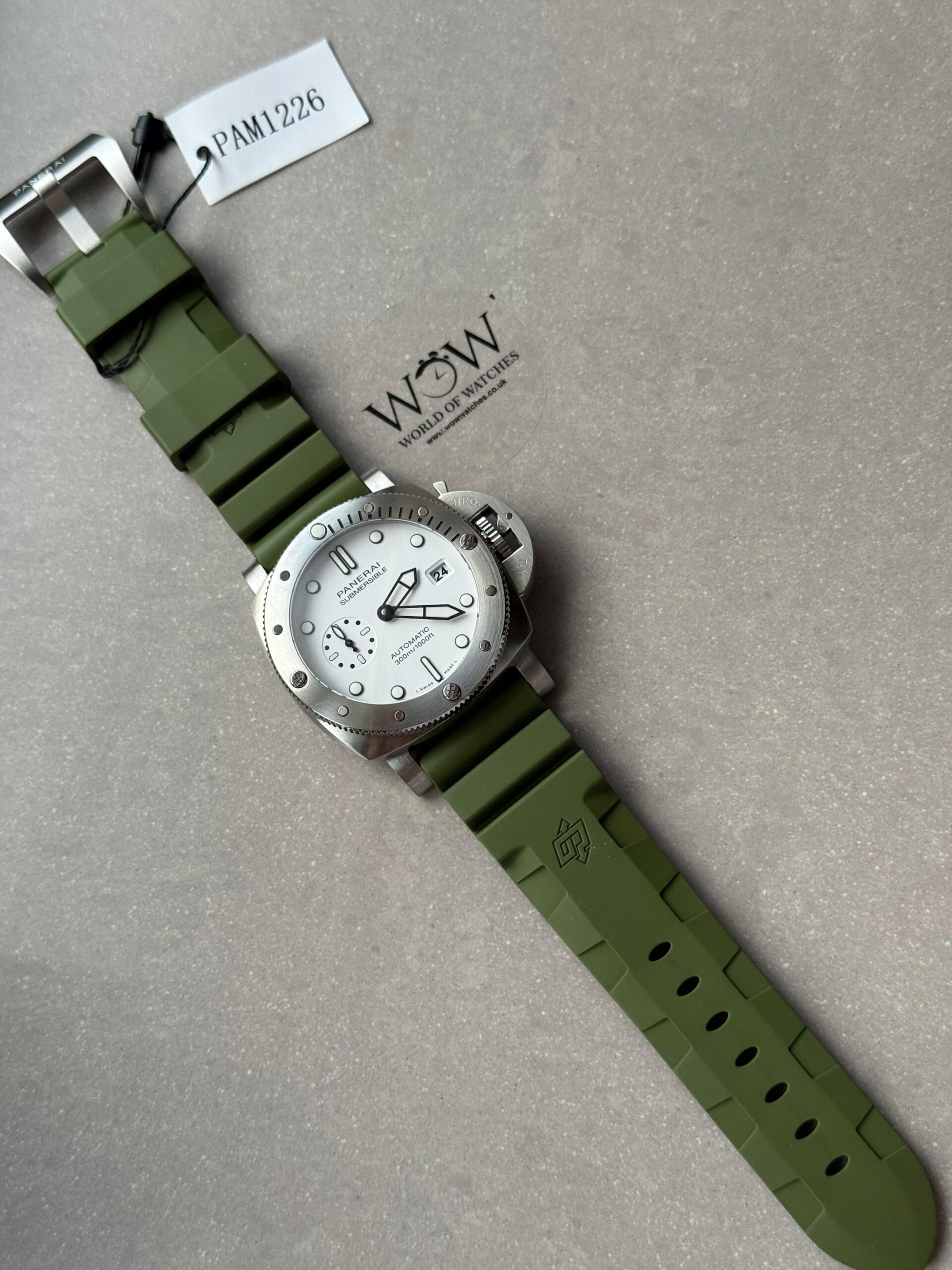 PAM1226 V SS VSF 1:1 Best Edition on Green Rubber Strap P900 - Image 7