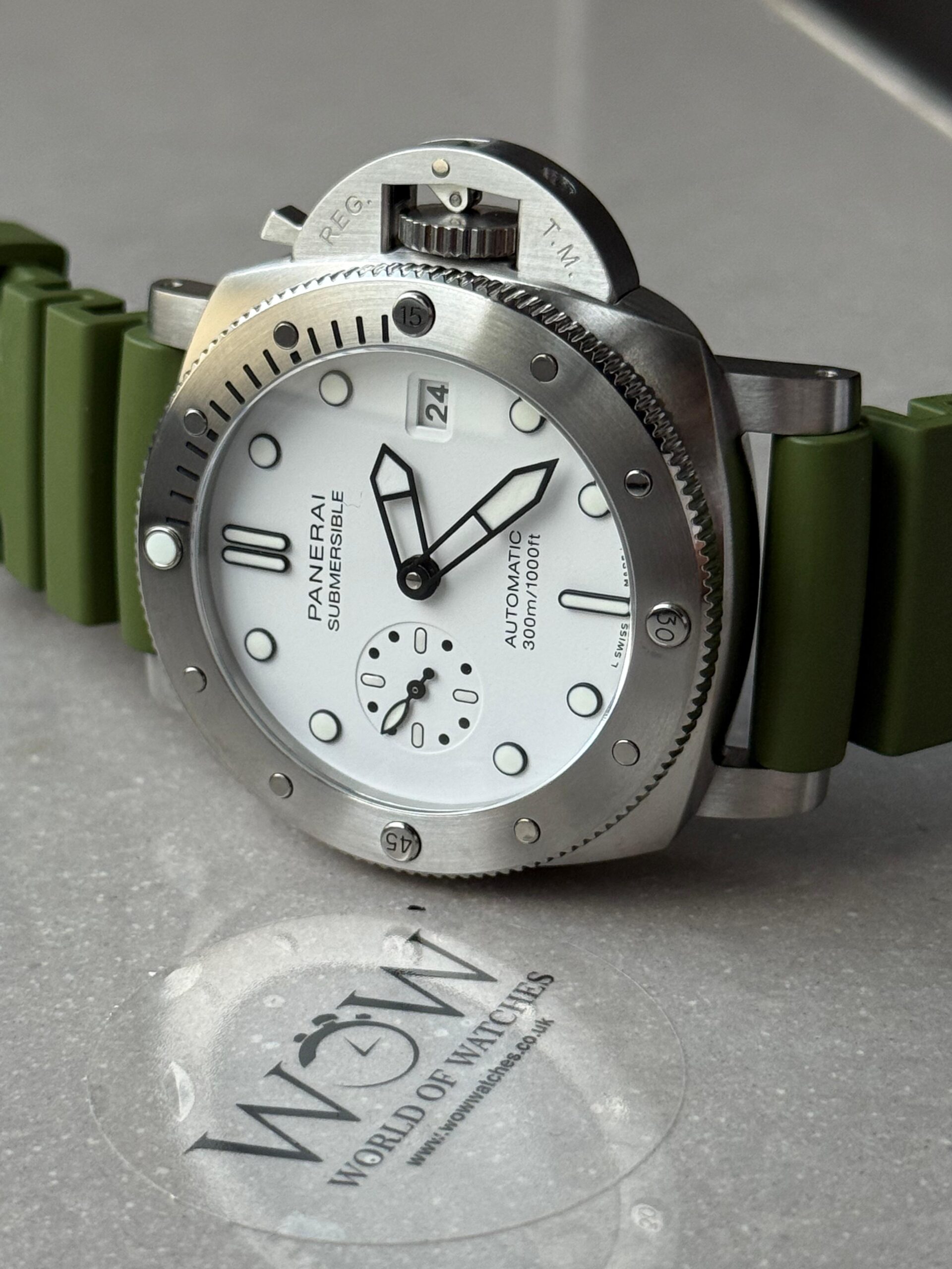 PAM1226 V SS VSF 1:1 Best Edition on Green Rubber Strap P900 - Image 12