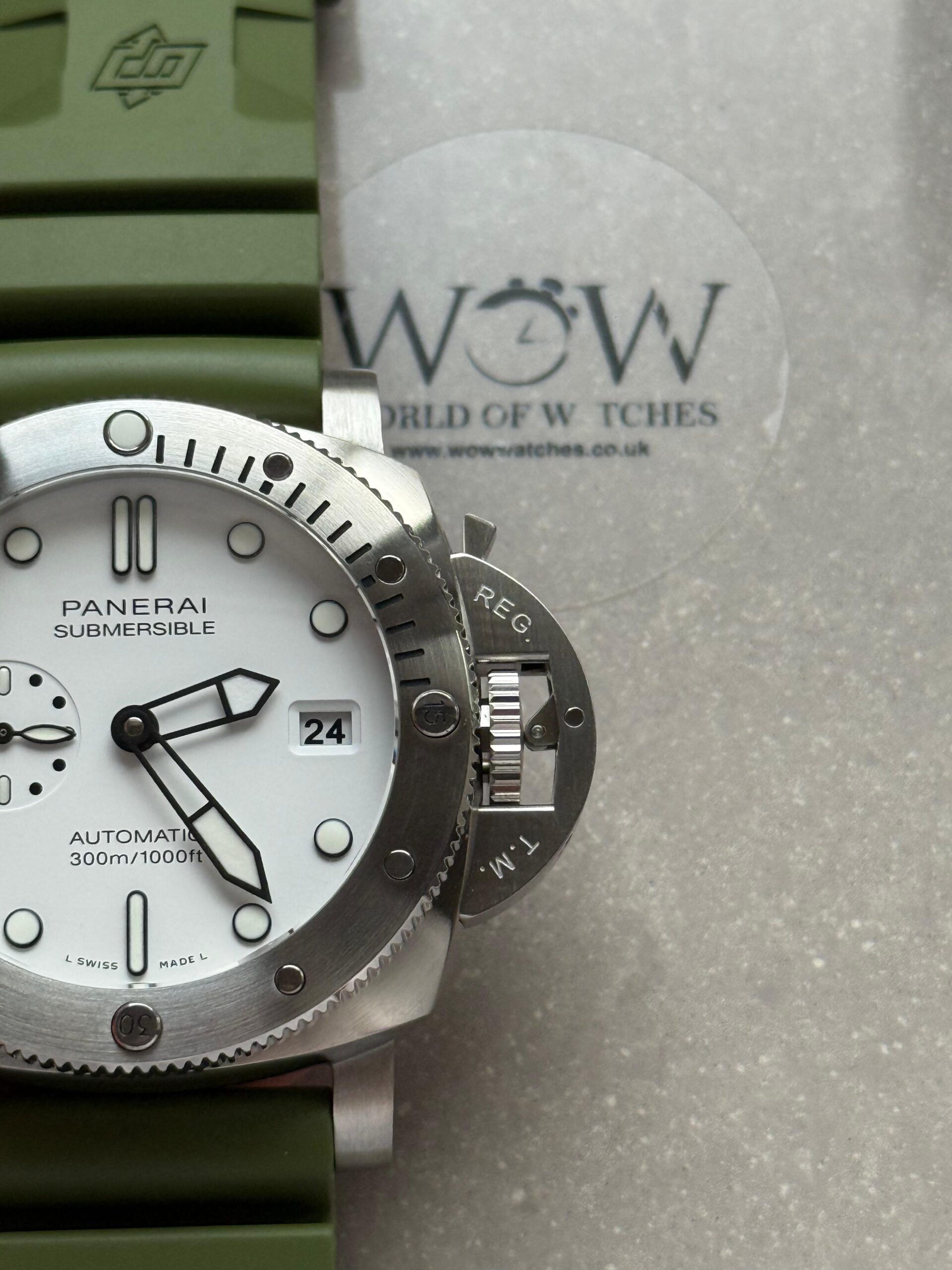 PAM1226 V SS VSF 1:1 Best Edition on Green Rubber Strap P900 - Image 11