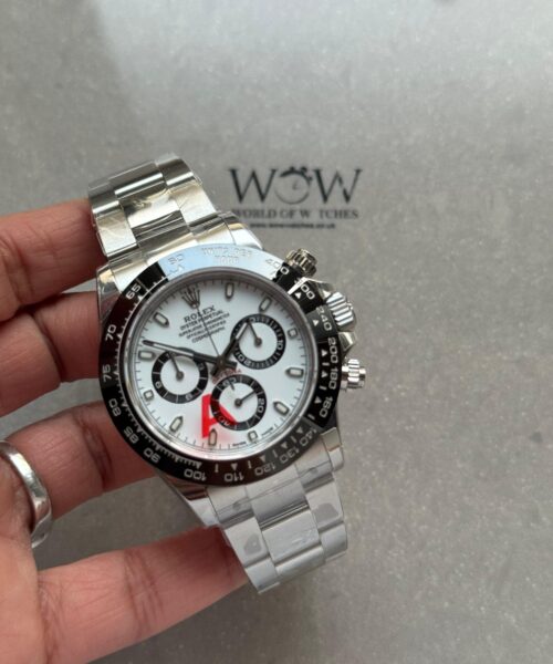 Daytona 126500 VSF 1:1 Best Edition 904L Steel White Dial on SS Braclet DD4131