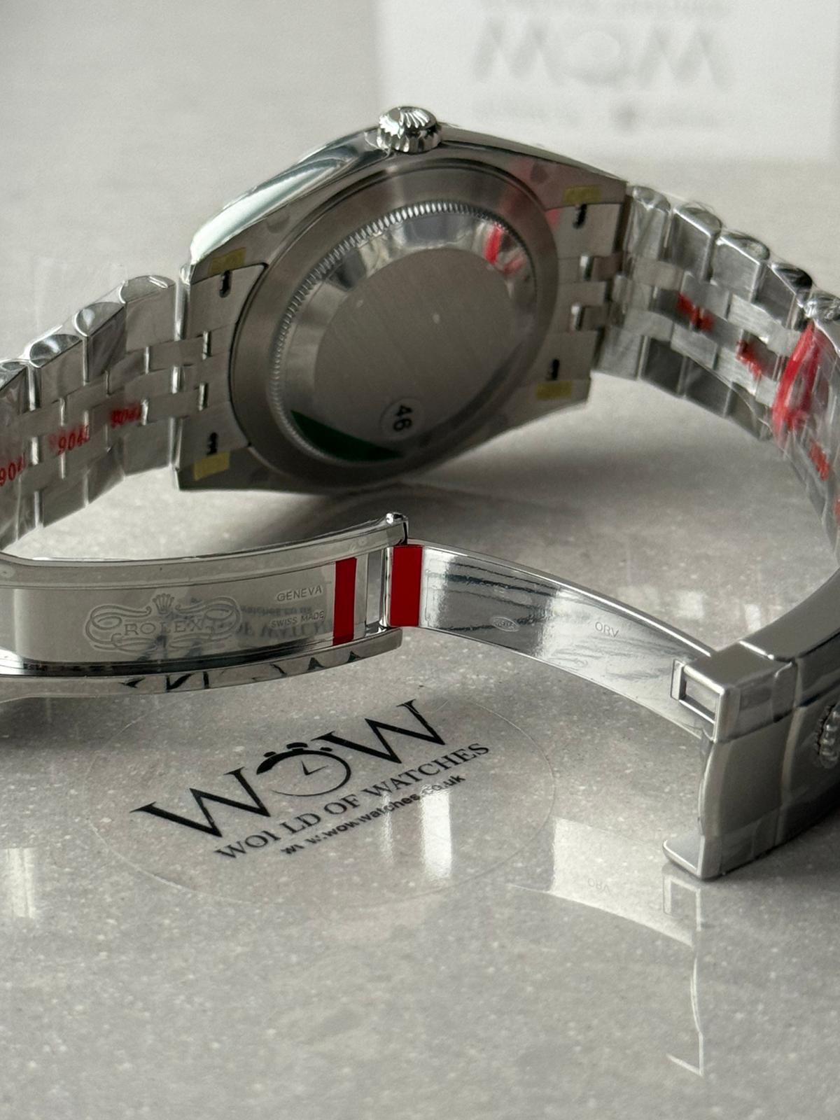 DateJust 41 126334 904L SS VSF 1:1 Best Edition Ombre green Stick Dial on Jubilee Bracelet VS3235 V2 (133g) - Image 5