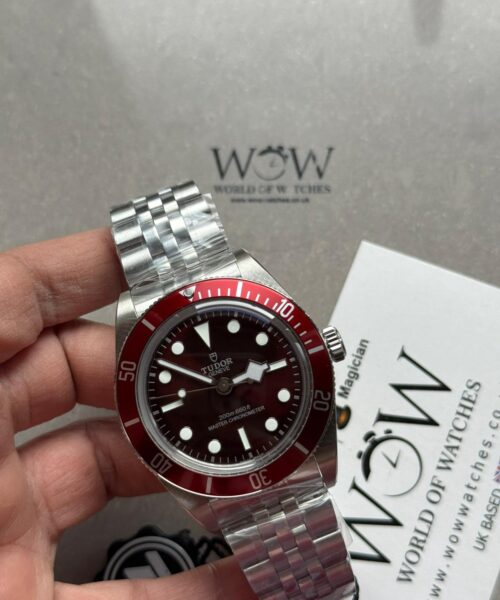 Black Bay 58 39mm SS ZF 1:1 Best Edition Red Dial on Jubilee Bracelet A2824